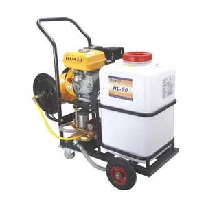 Cheap agricultural farm machinery used 60L orchard free tree trolley battery power sprayer for sale