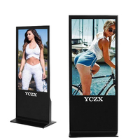 Écran tactile publicitaire intérieur de 55 pouces, écran numérique, kiosque d'affichage, écran totem Android