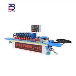 LB400 Portable mini edge bander wood board edge cutting banding machine for woodworking PVC MDF melamine plywood