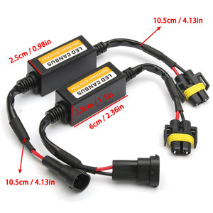 Canbus解码器<span class=keywords><strong>H11</strong></span> H8 H9 LED Canbus适配器无错误ar前照灯灯泡套件，用于SUV雾灯灯线束适配器 - Product Image 4