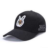 Casquette de baseball à logo brodé personnalisé 3D Casquette sportive à 5 panneaux avec bord incurvé en coton