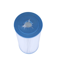 Fabrication professionnelle, nettoyage facile, filtre à cartouche plissé en polyester hautement efficace pour filtre à eau domestique