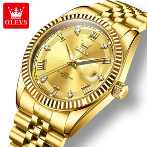 Reloj Inteligente OLEVS 5680 OEM con Logotipo Personalizado, Acero Inoxidable, Clásico, Luminoso, Popular, Resistente al Agua, con Calendario, de Cuarzo - Product Image 3