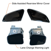 Système d'assistance au changement de voie et de détection d'angle mort Side Assist pour ID.4 avec capteurs radar BSD