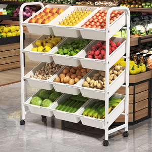 Organisateur de rangement pour jouets blanc à 3 niveaux avec 9 bacs et roulettes pour la chambre des enfants - Product Image 3