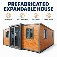 Maison conteneur pliable certifiée CE, structure en acier, isolée, préfabriquée, pour jardin, usage hôtelier ou glamping