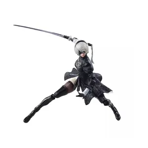 पेशेवर डिजाइन Yorha No.2 प्रकार बी मोबाइल फोनों आंकड़ा खेल Nier Automata 2b कार्रवाई के आंकड़े खिलौने