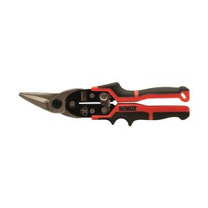 Cisaille multi-usages Dewalt en acier au carbone à bord lisse, qualité industrielle, poignée rouge, garantie 3 ans - Product Image 1