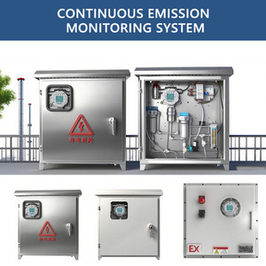 Système de surveillance des émissions continues de SO2 et O2 avec pompe à aspiration fixe et détecteur multi-gaz pour chaudière, avec surveillance des gaz en temps réel - Product Image 1