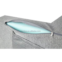 Almohada Funcional Extra Grande para Sofá Cama, para Tablet, Juegos, Trabajo, Lectura, Viajes en Avión, Camping