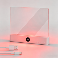 Nouvelle Lampe de Lecture LED Blanche Plate Rechargeable Portable pour Étudiants 2026 avec Logo Personnalisé - Design Minimaliste Moderne