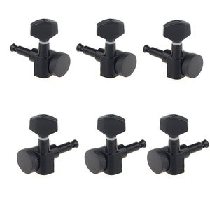 Accordeurs à verrouillage noirs 3R3L, chevilles d'accordage, clés, mécaniques de guitare pour guitare LP ou guitare <span class=keywords><strong>acoustique</strong></span> - Product Image 3