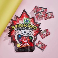 Bonbons durs multicolores aromatisés aux fruits Magic Pop Candy Factory, prix usine, 30g