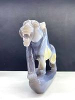 Vente en gros d'artisanat en cristal naturel de haute qualité, grappes d'agate et d'améthyste, motifs léopard faits à la main