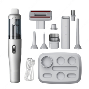 BLDC 18 Kpa Mini <span class=keywords><strong>aspirateur</strong></span> à main <span class=keywords><strong>sans</strong></span> <span class=keywords><strong>fil</strong></span> <span class=keywords><strong>puissant</strong></span> dépoussiéreur d'air <span class=keywords><strong>sans</strong></span> <span class=keywords><strong>fil</strong></span> 4 1 USB Source d'alimentation <span class=keywords><strong>léger</strong></span> pour hôtels voitures - Product Image 1