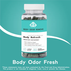 Extracto de hierbas naturales de perejil y menta para el olor corporal del adulto, mejora el temperamento, 30 cápsulas. - Product Image 4