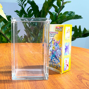 Étui de protection en acrylique TCG pour boîte de booster Pokémon Japon avec couvercle coulissant, protection en acrylique anti-UV, empilable - Product Image 4