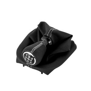 Bleu blanc rouge <span class=keywords><strong>cuir</strong></span> Suture pommeau de levier de vitesse colliers anti-poussière couverture pour Peugeot 207 <span class=keywords><strong>307</strong></span> pièces intérieures - Product Image 3