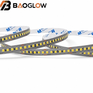 ไฟ LED แบบเส้น SMD2835 ความทนความร้อนสูง สีเงิน CCT 2 สาย 180LEDs/เมตร ใช้ไฟ DC24V 16W/เมตร ขนาดวงจร 8/10 มม. ปรับความสว่างได้ เหมาะสำหรับโรงแรม MOQ ต่ำ - Product Image 2