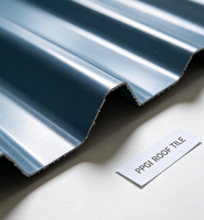 Lámina de acero corrugado PPGI PPGL de fábrica china, lámina de techo metálica con recubrimiento de color y longitud personalizada para construcción industrial