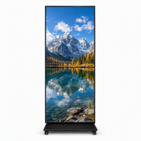 Heißer Verkauf Indoor P1.86 Fine Pitch Faltbarer 4K HDR10 LED-Bildschirm mit Cloud-basiertem CMS, RDM und hoher Helligkeit für individuelle Werbung