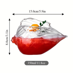 Elegante Coquetel em forma de concha GCA042 Perfeito para Sobremesas e Bebidas Refrigeradas Melhor para o Natal, perfeito para Ação de Graças - Product Image 2