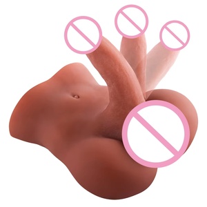 Dildo de torso para masturbación, masajeador de material TPE 100% impermeable, tacto suave, juguete sexual para adultos - Product Image 4