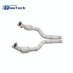 ชุดท่อลงไอเสียแบบ High-Flow Sport พร้อมฉนวนกันความร้อนสำหรับ Maserati GT 4.2L 4.7L V8 – ผลิตจากสแตนเลส T304 - Product Image 2