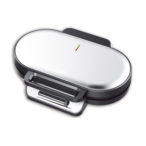 เครื่องทำแซนวิชแบบแผ่นคู่ 110V พื้นผิวเคลือบกันติด เครื่องทำอาหารเช้าไฟฟ้าสำหรับใช้ในบ้าน - Product Image 1