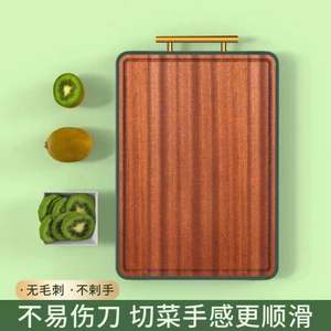 เขียงสแตนเลสและฟางข้าวสาลี PP 2 in 1 เขียงสองด้าน เขียงสแตนเลส 304 สำหรับห้องครัว - Product Image 6