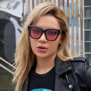 New Arrival Vintage Big khung Cat Eye Sunglass thời trang cao cấp Ladies Sunglasses nhà sản xuất 2025 - Product Image 5