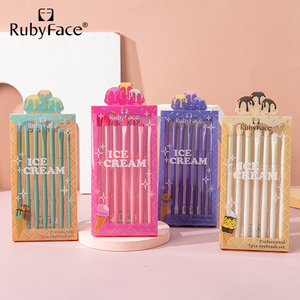 Bán Hot Eye Brush Set Nylon tóc liềm Angled Flat Top lông mày Bút kẻ mắt trang điểm duy nhất Brush Set - Product Image 1