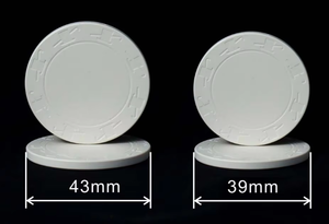 Jetons <span class=keywords><strong>de</strong></span> jeu <span class=keywords><strong>de</strong></span> <span class=keywords><strong>casino</strong></span> 43mm 39mm, jetons en céramique, gravure personnalisée, jetons <span class=keywords><strong>de</strong></span> poker, pièces <span class=keywords><strong>de</strong></span> jeu, conception gratuite - Product Image 2