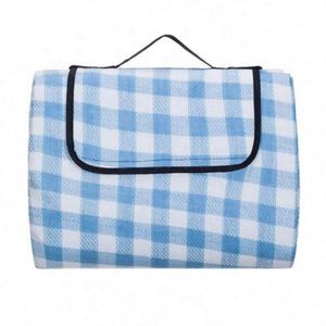Bulk <b>Large</b> Square Custom Logo Outdoor Folding Carrier Oxford Cloth+PVC Sand Proof Waterproof Lightweight Durable BBQ Picnic - Product Image 3