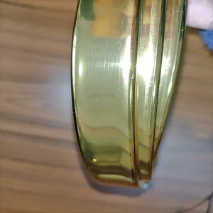 금속 거울 가장자리 트림 뜨거운 판매 장식 PVC U 가장자리 스트립 사용자 정의 U18mm/U22mm 모양