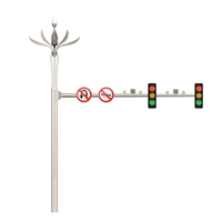 Laihong Eclairage Extérieur LED Style Chinois Lampe Magnolia Routier Municipal Projets de Paysage Eclairage de Rue Lampe Solaire
