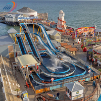 Parc aquatique extérieur Thrill Rides : Projet de toboggan aquatique Speed Sprint et montagnes russes aquatiques à vendre