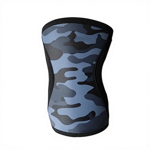 Genouillères de sport en néoprène respirant unisexe avec logo personnalisé pour la musculation, la force athlétique et l'haltérophilie, 7 mm - Product Image 1