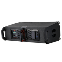 Altavoz de Línea Activa de Alta Potencia BM212-A con Doble Woofer de Neodimio de 12 Pulgadas, Sistema de Audio Profesional de 1800W para Eventos al Aire Libre