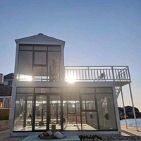 Vente en gros Petite Maison 20 pieds Maison conteneur mobile à plat Hôtel de luxe préfabriqué en plein air à bon prix