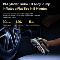 Compresseur d'air numérique sans fil rechargeable, mini pompe à pneus portable pour voiture, vélo, véhicule électrique
