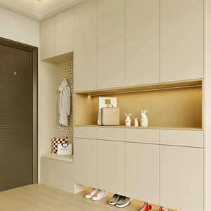 Sistema per Ingresso Personalizzato Stile Crema - Appendiabiti e Scarpiera di Grande Capienza - Product Image 4