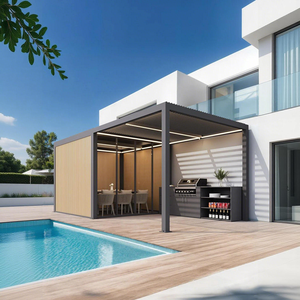 Padiglione in Lega di Alluminio Impermeabile e Durevole per Uso in Cortile - Product Image 6