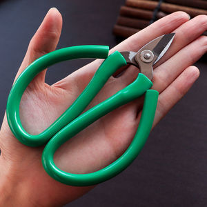 Green Fat Head Clippers Stainless Steel Blade Household Scissors Industrial Grade Short Nose Wire Cutting <b>Tool</b> - Product Image 1