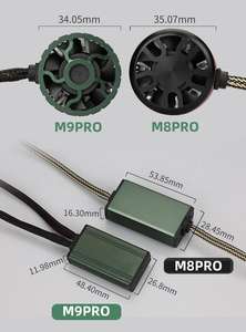 CAR-REFINE M9 PRO H4 120W 12V 12000LM 6500K Sistema di Illuminazione Fari LED per Auto OEM ODM Lampadina LED per Fari Auto - Product Image 6