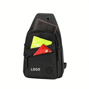 Nylon Large Capacity Waterproof Men's Sports Chest Bag Multi-compartment Crossbody Bag - Product Image 2
