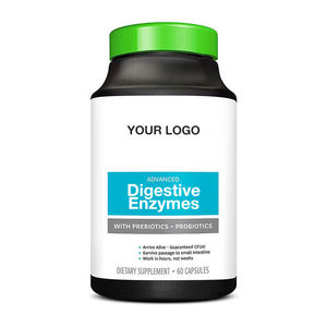 वयस्क स्लिमिंग और वजन घटाने के लिए ओडी शाकाहारी प्रोबायोटिक पूरक पाचन एंजाइम और आहार फाइबर कैप्सूल - Product Image 1