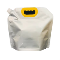 Voorraad Plastic Verpakkingszakken Voor Drankwatervloeistof 1.5l/2.5l/5l/10l Aluminiumfolie Vruchtensapuitzak Voor Melkvruchtensap