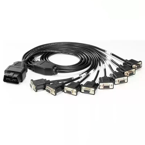 12 فولت/24 فولت OBD2/16Pin إلى RS232 المنشق 60 أنثى <span class=keywords><strong>OBD</strong></span> 2/II إلى 6 أنثى DB9 ديسيبل 9Pin موصل مسلسل - Product Image 6