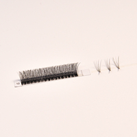 LashPlus Nouvelles Tendances Marque Privée Éventail de Cils Pré-fabriqué Pro Volume avec Prélèvement en un Clic Zéro Temps Éventail de Cils Promade